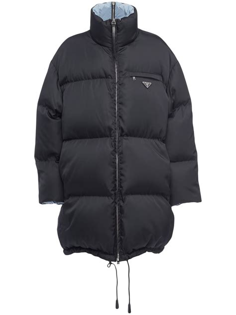 prada long puffer coat